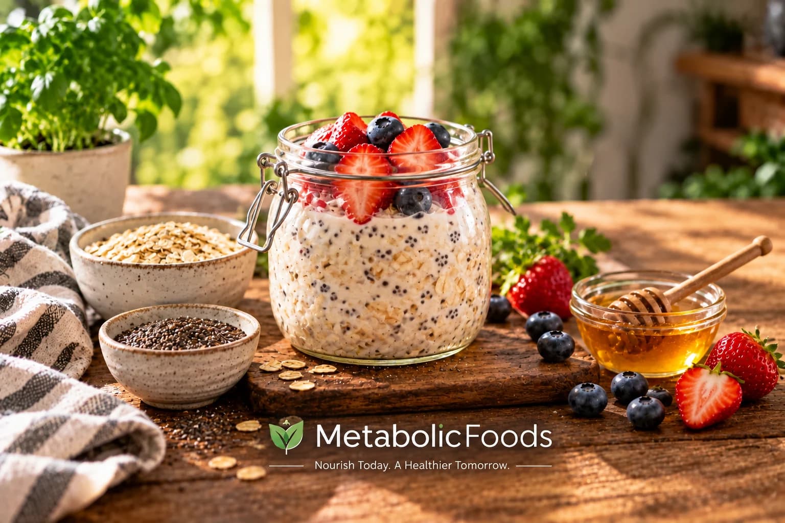 Berry & Chia Overnight Oats