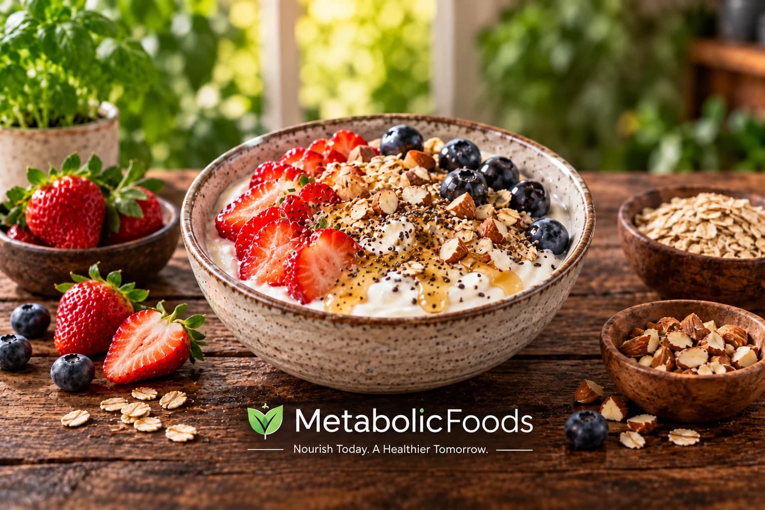Greek Yogurt Berry Protein Bowl